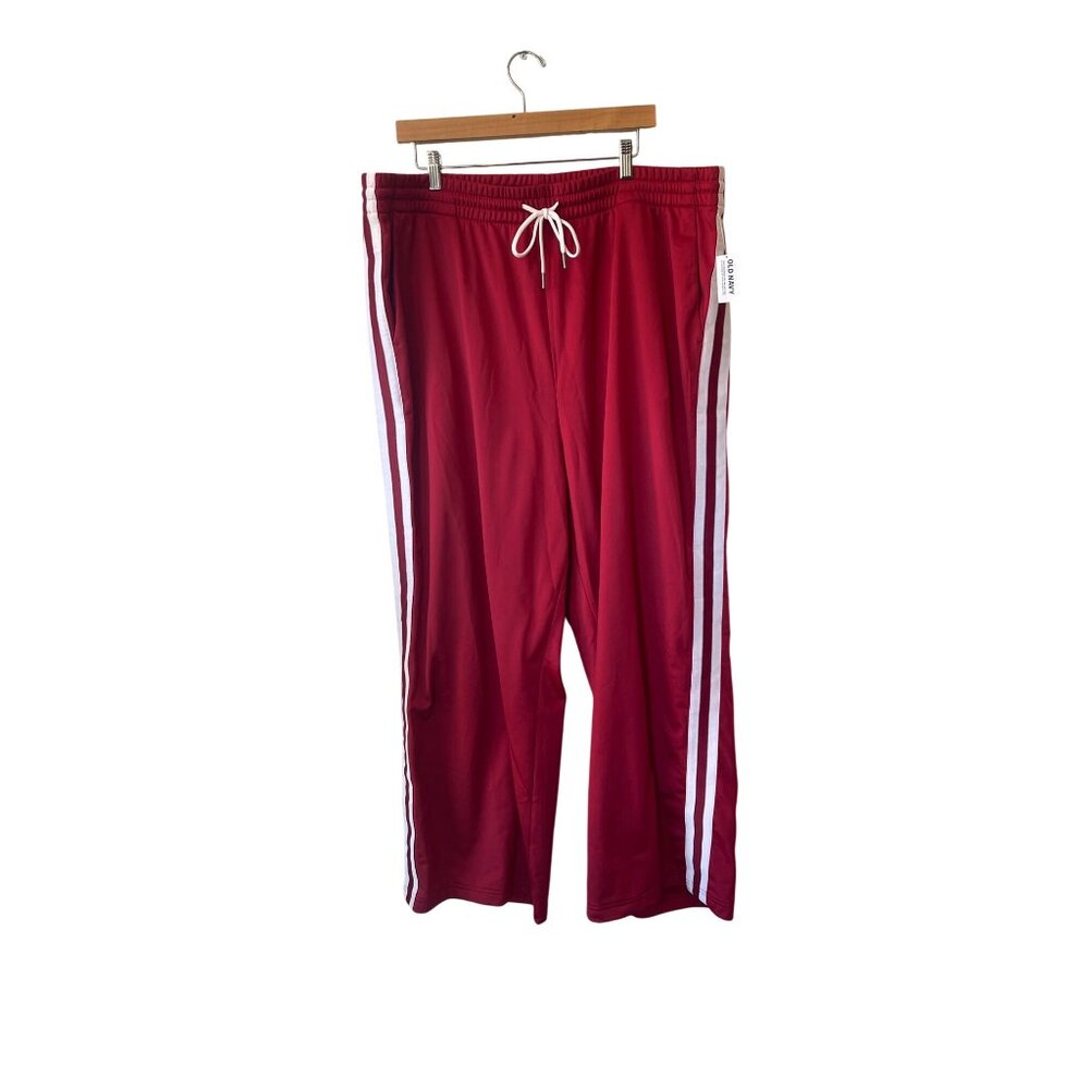 Old‎ Navy Womens '94 Track Pants Size XXL 2XL NWT Red White Striped Retro Y2K - Picture 4 of 9